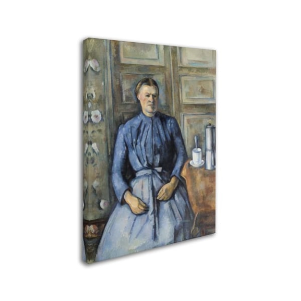 Cezanne 'Woman With A Coffeepot' Canvas Art,14x19